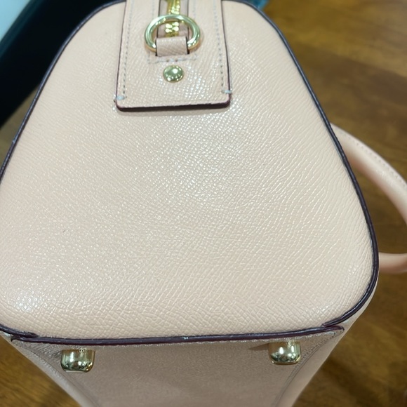 Coach Rowan Satchel Crossgrain Pink Leather with Leather Wallet LIKE NEW! - Picture 6 of 11